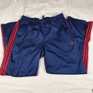 Adidas Men's 3 Stripes Track Pants Blue XL